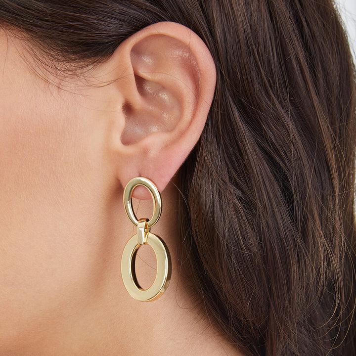 UNOAERRE | Orecchini in Bronzo Dorato