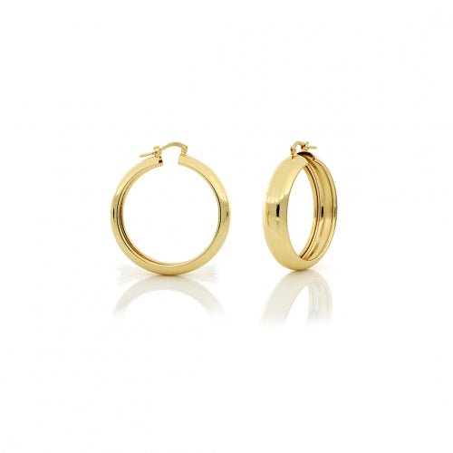 UNOAERRE | Orecchini a Cerchio Mini in Bronzo Dorato