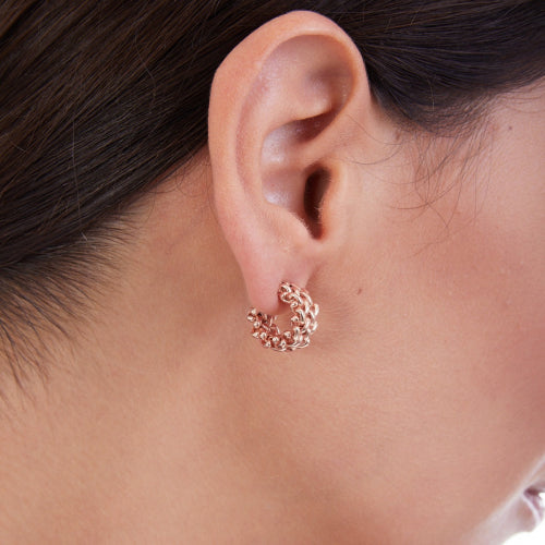 UNOAERRE | Orecchini in Argento rosa Chicco