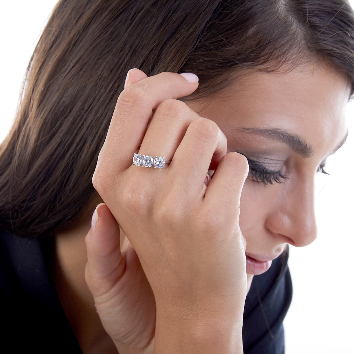 UNOAERRE|Anello trilogy in arg.925