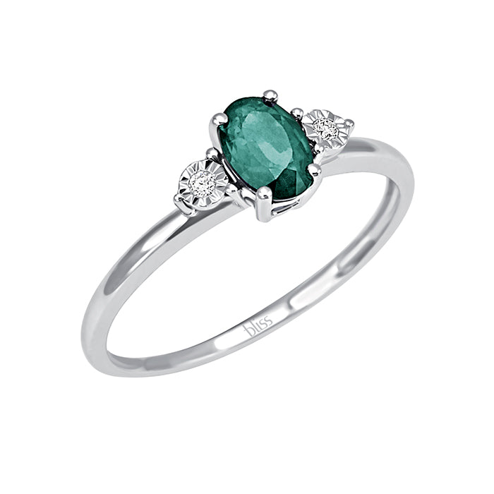 Bliss Gioielli  | Anello Smeraldo Rugiada