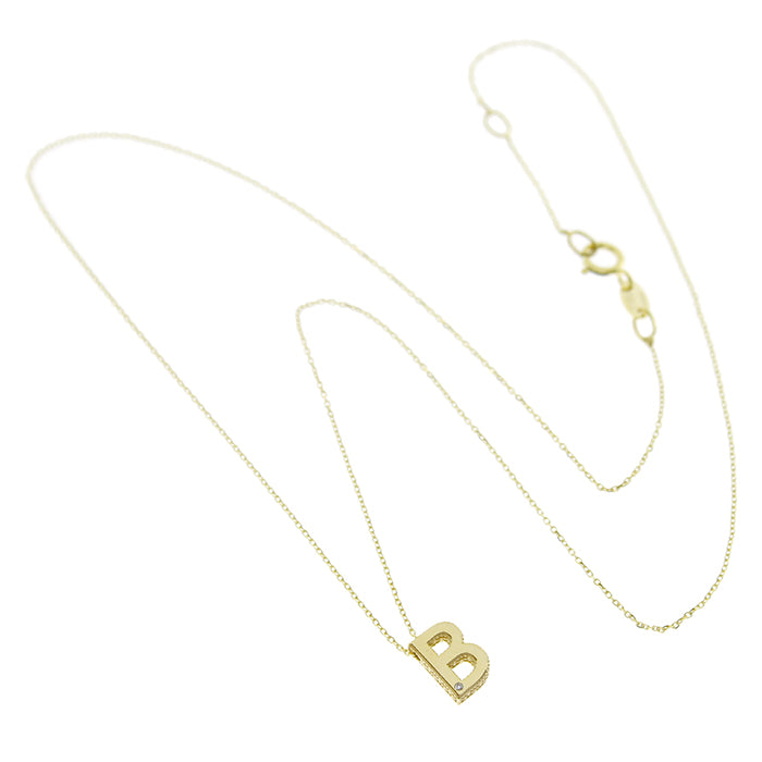 Bliss Gioielli | Collana iniziale oro giallo 9kt