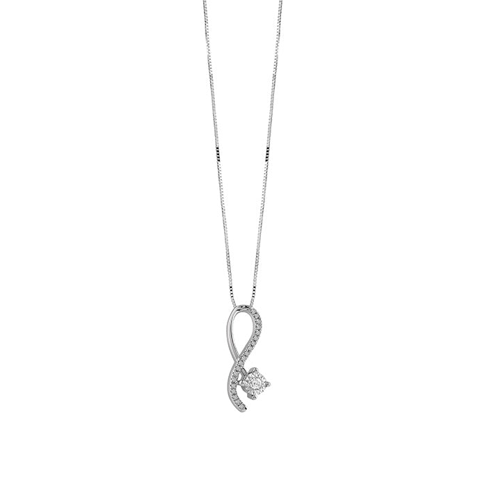 Bliss Gioielli | Collana in oro bianco e diamanti