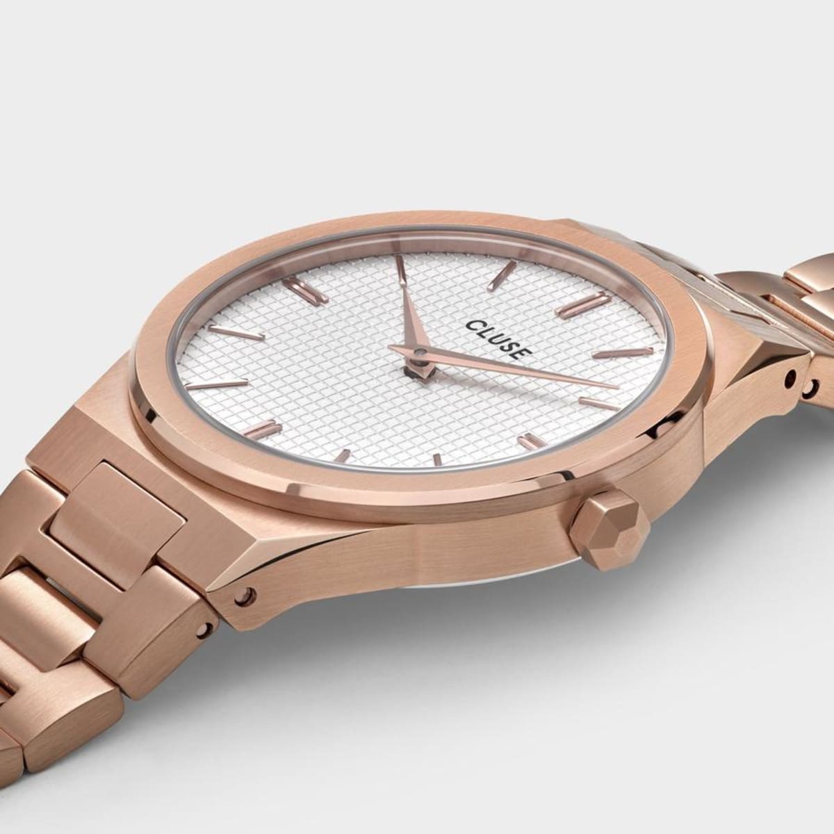Cluse | Vigoureux Steel White, Rose Gold Colour