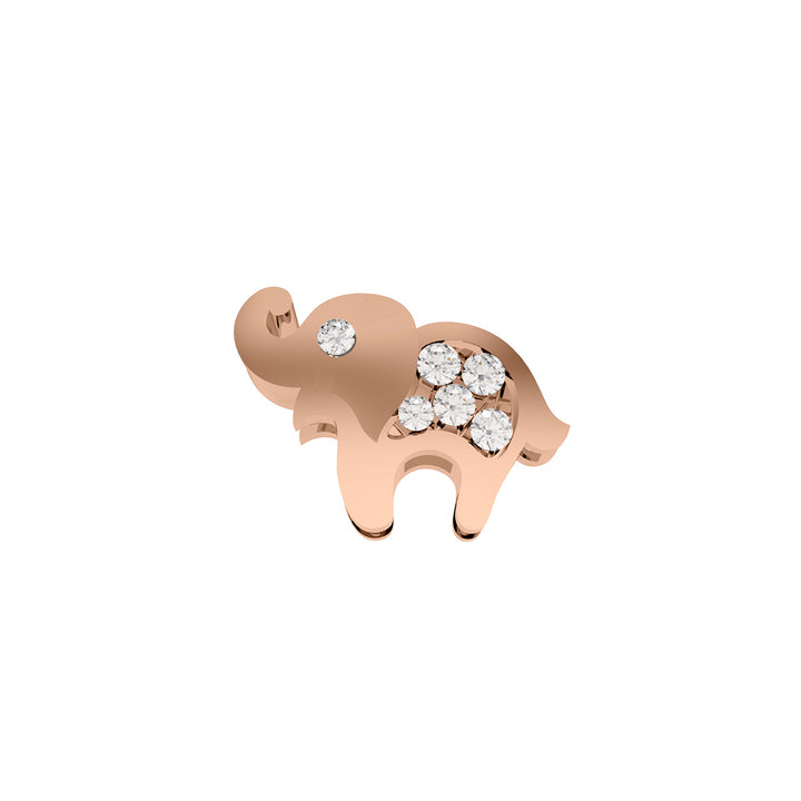 Elements | Elefante in oro rosa e diamanti