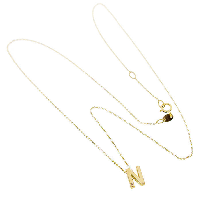 Bliss Gioielli | Collana iniziale oro giallo 9kt