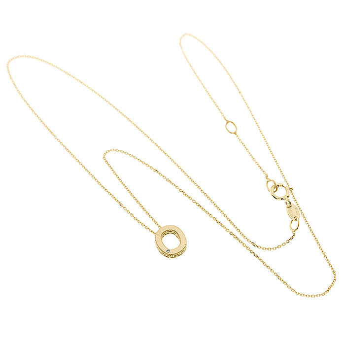 Bliss Gioielli | Collana iniziale oro giallo 9kt