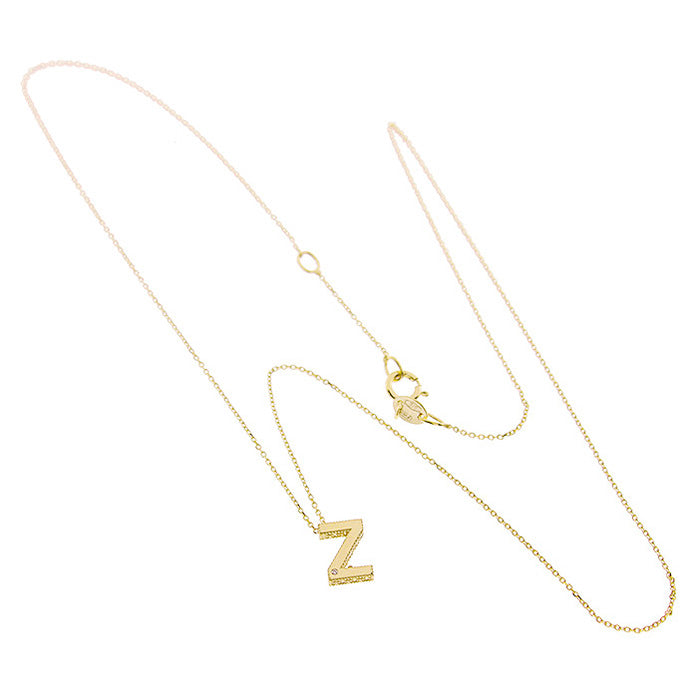 Bliss Gioielli | Collana iniziale oro giallo 9kt