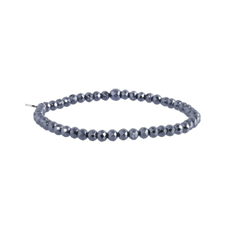 Marlù | Bracciale elastico sfere sfacettate 4mm