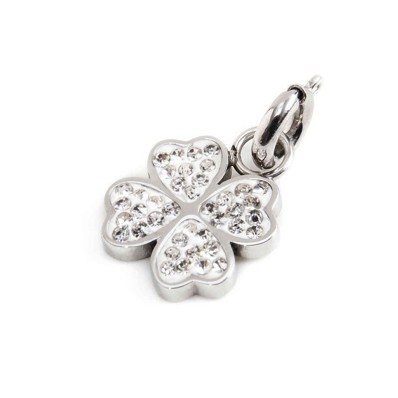 Marlù | Charm quadrifoglio con cristalli