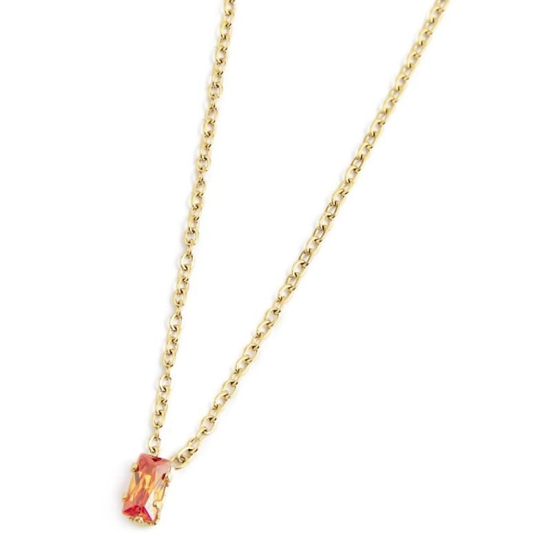 Marlù | Collana con zircone baguette