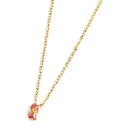 Marlù | Collana con zircone baguette