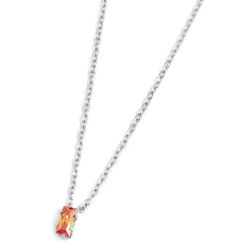 Marlù | Collana con zircone baguette