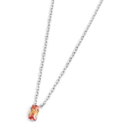 Marlù | Collana con zircone baguette