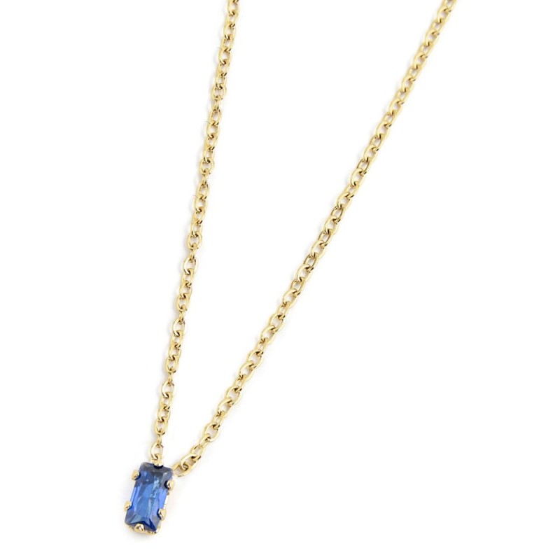 Marlù | Collana con zircone baguette