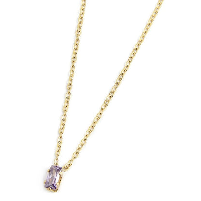 Marlù | Collana con zircone baguette