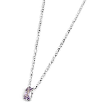 Marlù | Collana con zircone baguette
