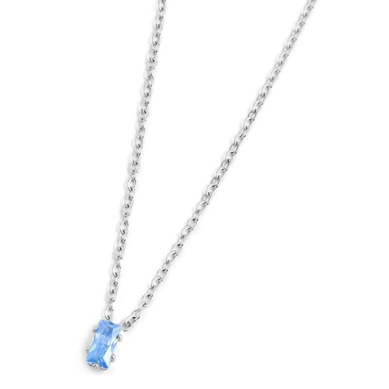 Marlù | Collana con zircone baguette