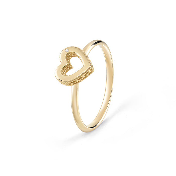 Bliss Gioielli  | Anello Joy Cuore oro giallo 9 kt