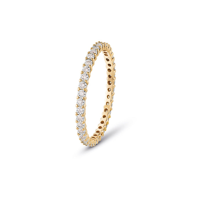 Bliss Gioielli  | Anello veretta Rugiada oro giallo