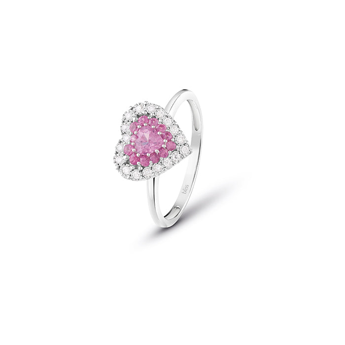 Bliss Gioielli  | Anello Prestige zaffiri rosa