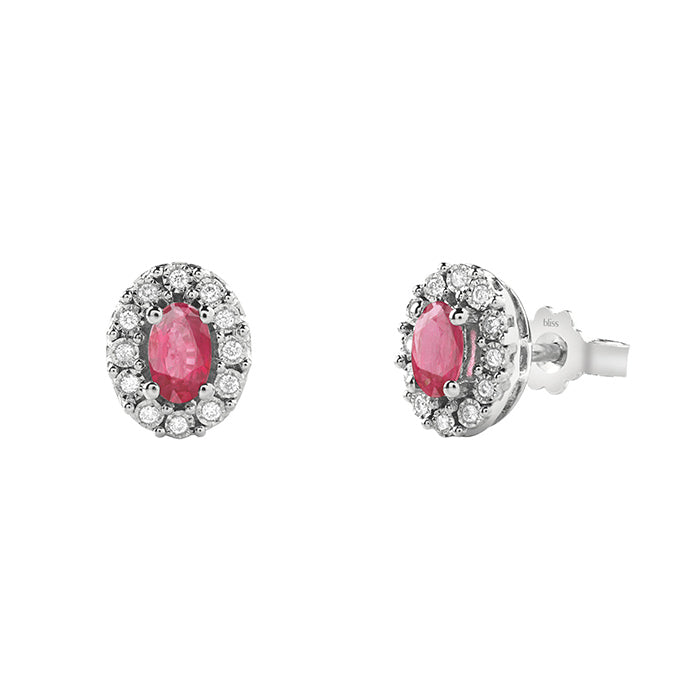 Bliss Gioielli | Orecchini Regal rubini e diamanti