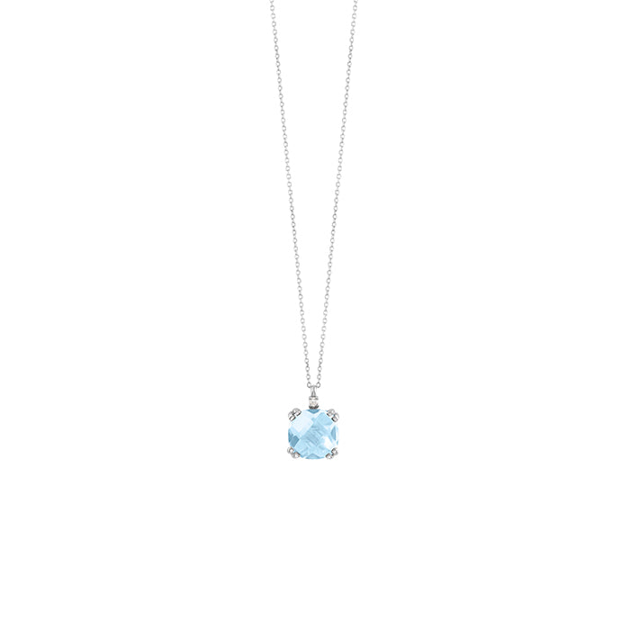 Bliss Gioielli | Collana Topazio azzurro oro 9kt