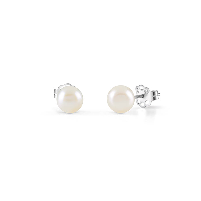 Bliss Gioielli | Orecchini in oro bianco con perle Paradise New