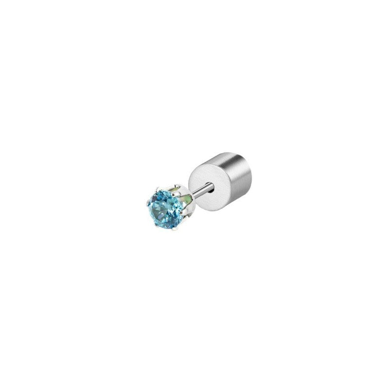 Marlù | Orecchino a lobo con zircone 3mm