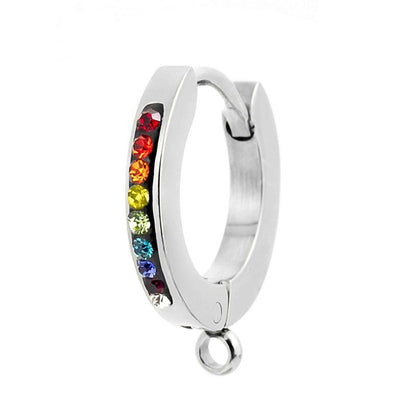 Marlù | Orecchino a cerchio 14mm con anello per charm