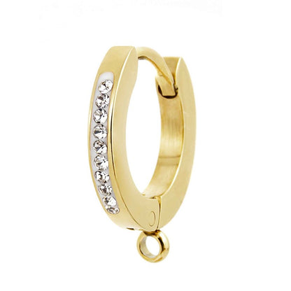 Marlù | Orecchino a cerchio 14mm con anello per charm