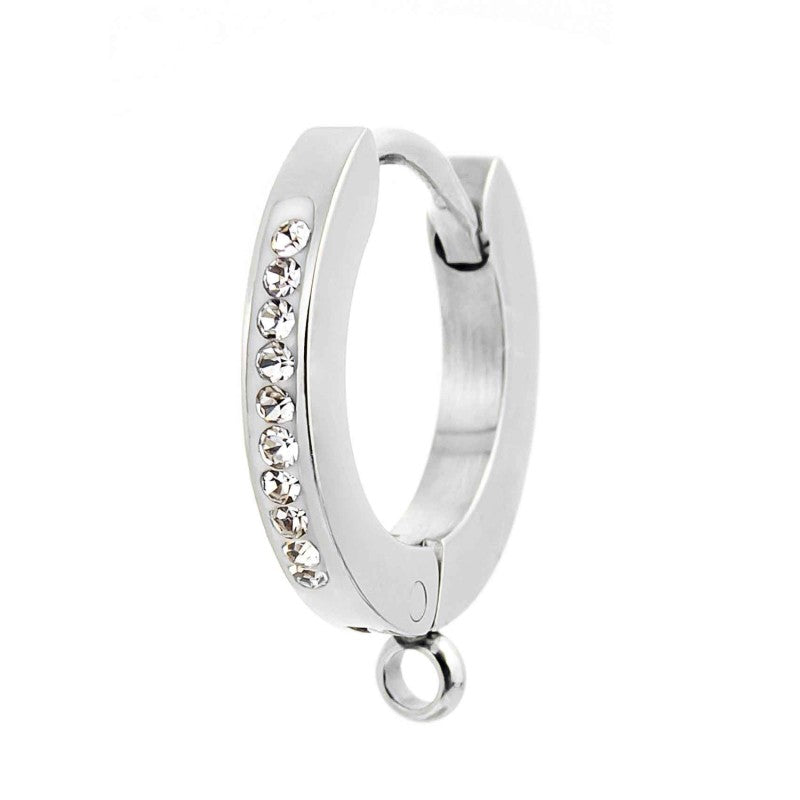 Marlù | Orecchino a cerchio 14mm con anello per charm