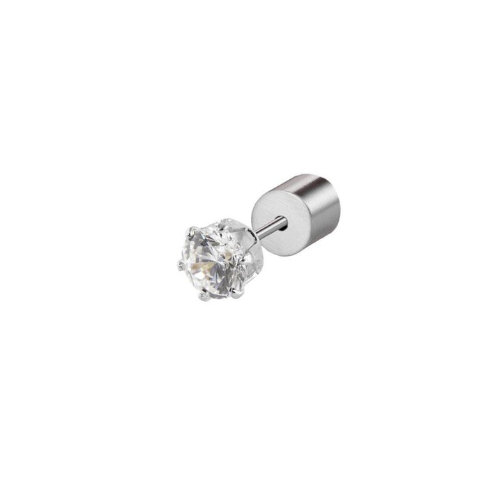 Marlù | Orecchino a lobo con zircone 4mm