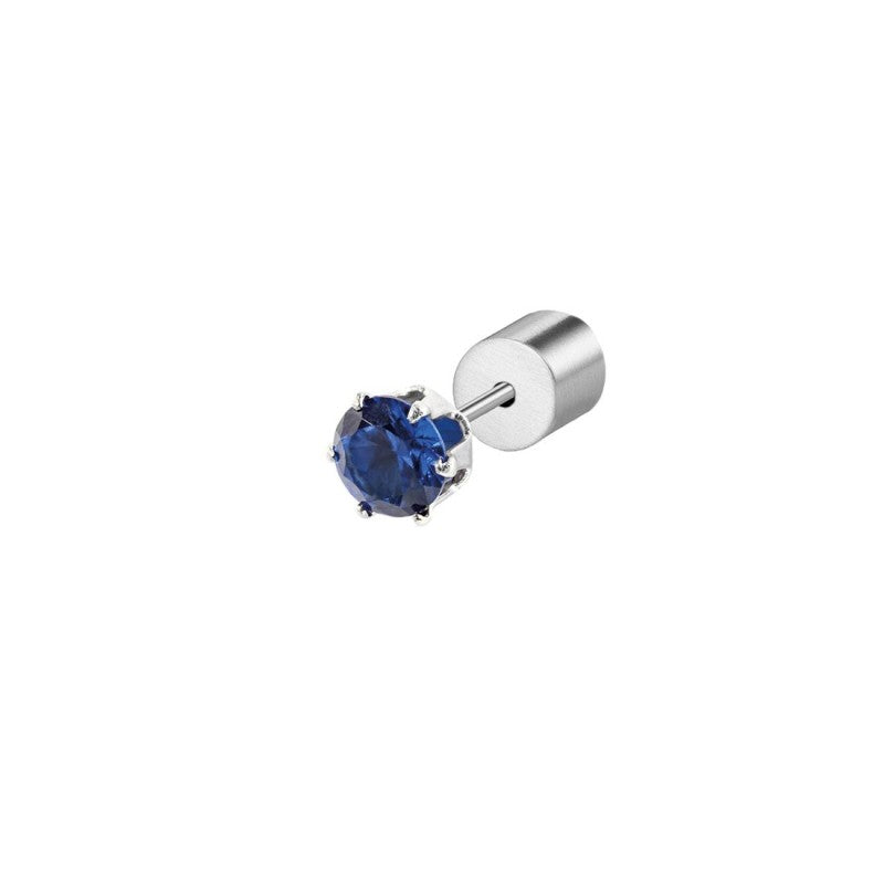 Marlù | Orecchino a lobo con zircone 4mm