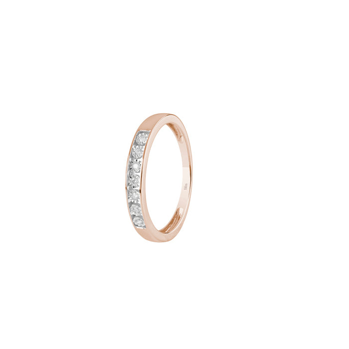 Bliss Gioielli | Veretta in oro rosa e diamanti