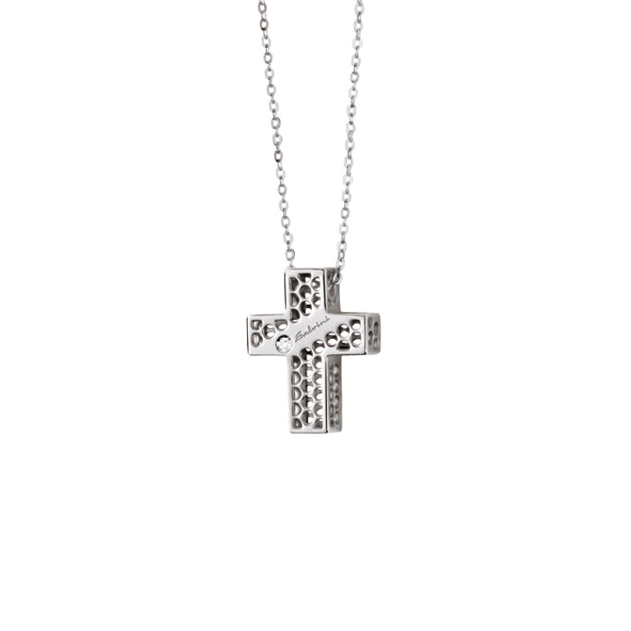 Salvini Gioielli | Collana Golden Cage croce in oro 9 kt