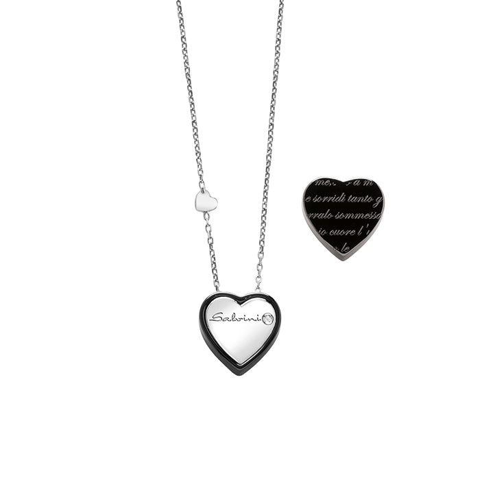 Salvini Gioielli | Collana Frammenti d'Autore cuore in ceramica e oro 9 kt